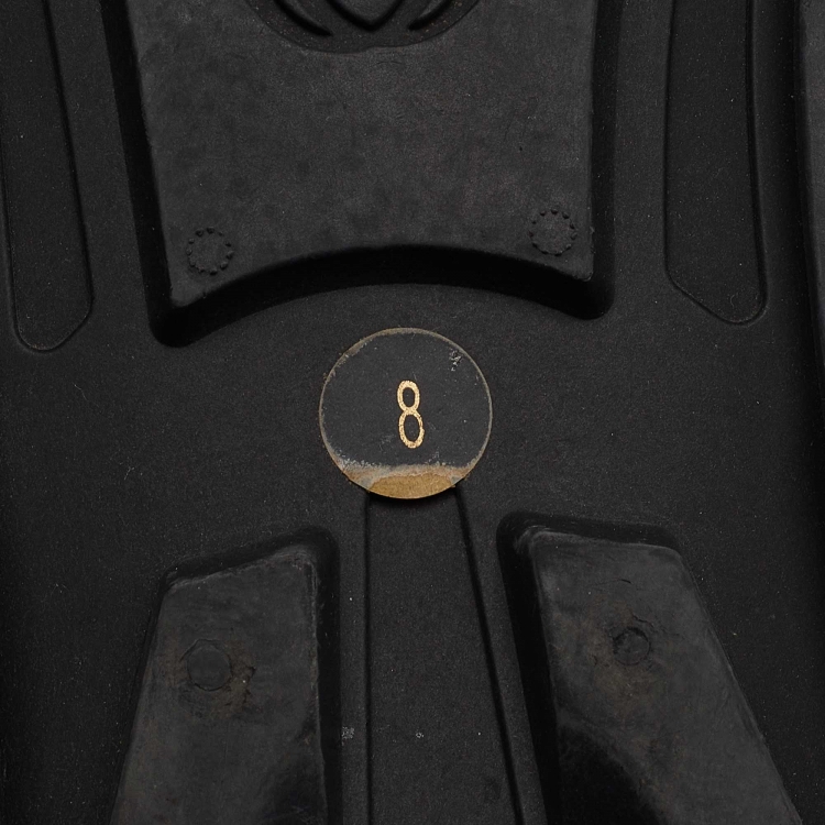 مملوكة مسبقًا Gucci Black Rubber Buckle Strap Sandals Size 42