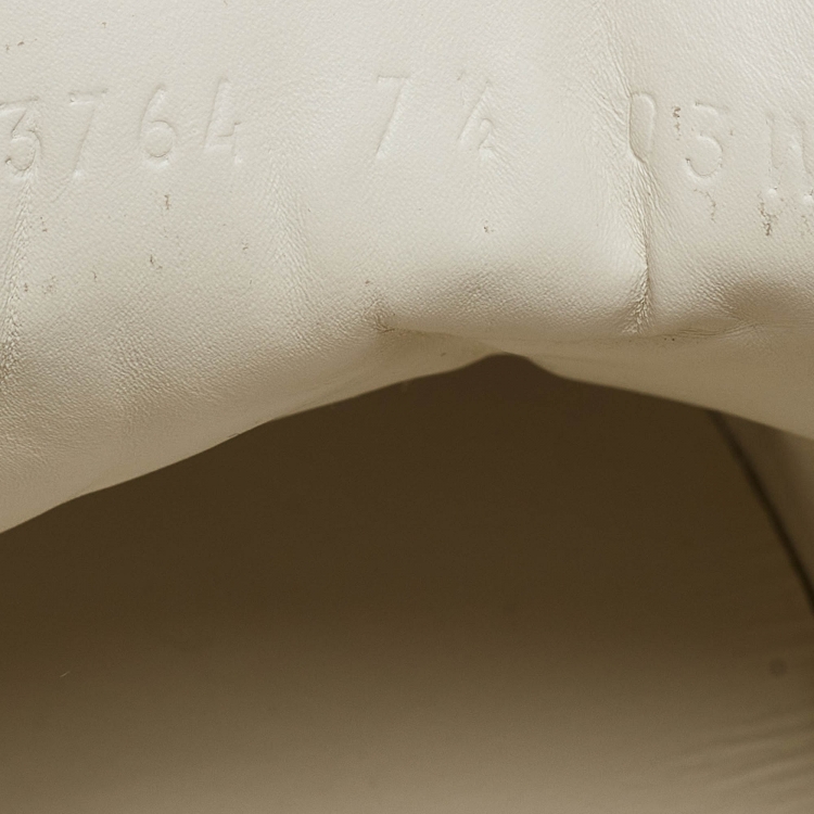 Pre Owned Gucci White Leather Ace Dragon Embroidered Low Top Sneakers Size 41.5