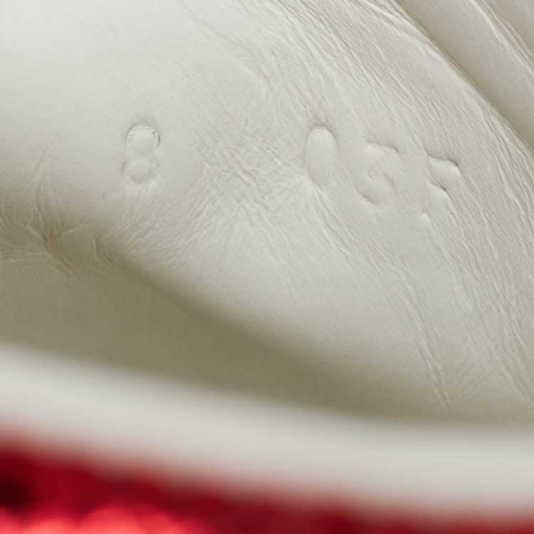 Pre Owned Gucci White Leather Dionysus Buckle Ace Sneakers Size 42