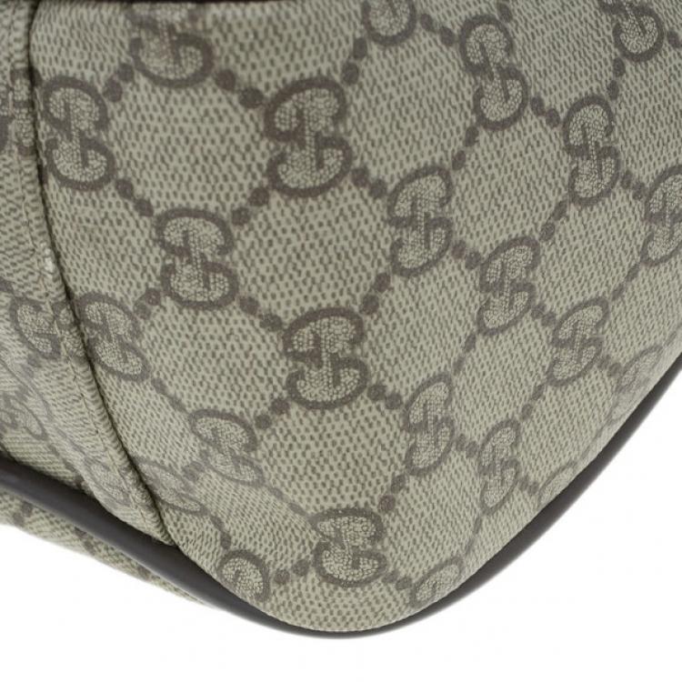 Pre Owned Gucci Brown GG Coated Canvas and Leather Medium Briefcase