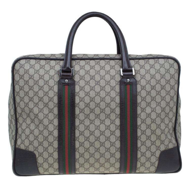 مملوكة مسبقًا Gucci Original GG Canvas Carry On Travel Bag
