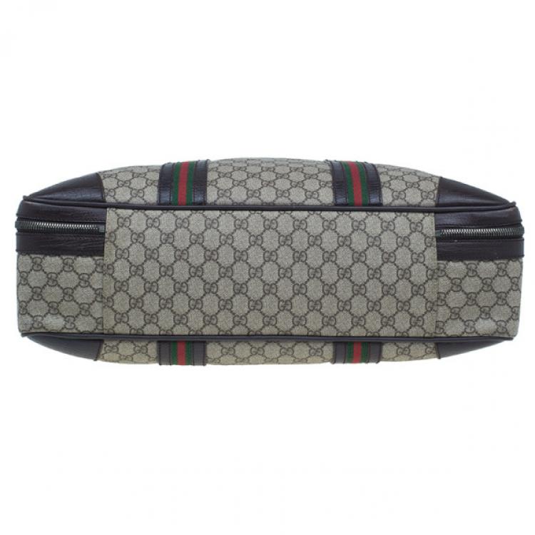 مملوكة مسبقًا Gucci Original GG Canvas Carry On Travel Bag