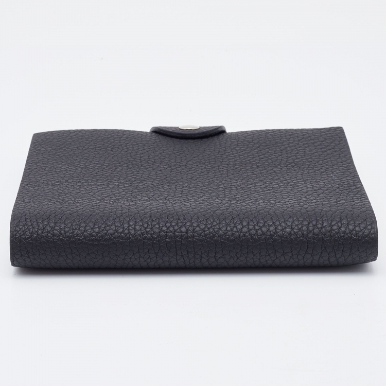 Pre Owned Hermes Black Togo Leather Ulysee PM Agenda Cover
