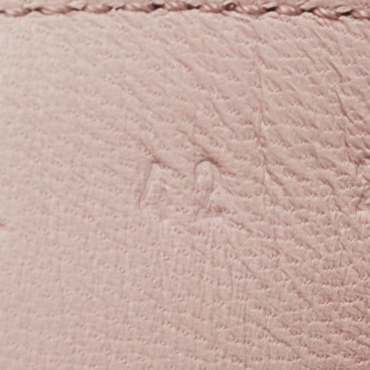 Pre Owned Hermès Pink Suede Chypre Flat Slides Size 42