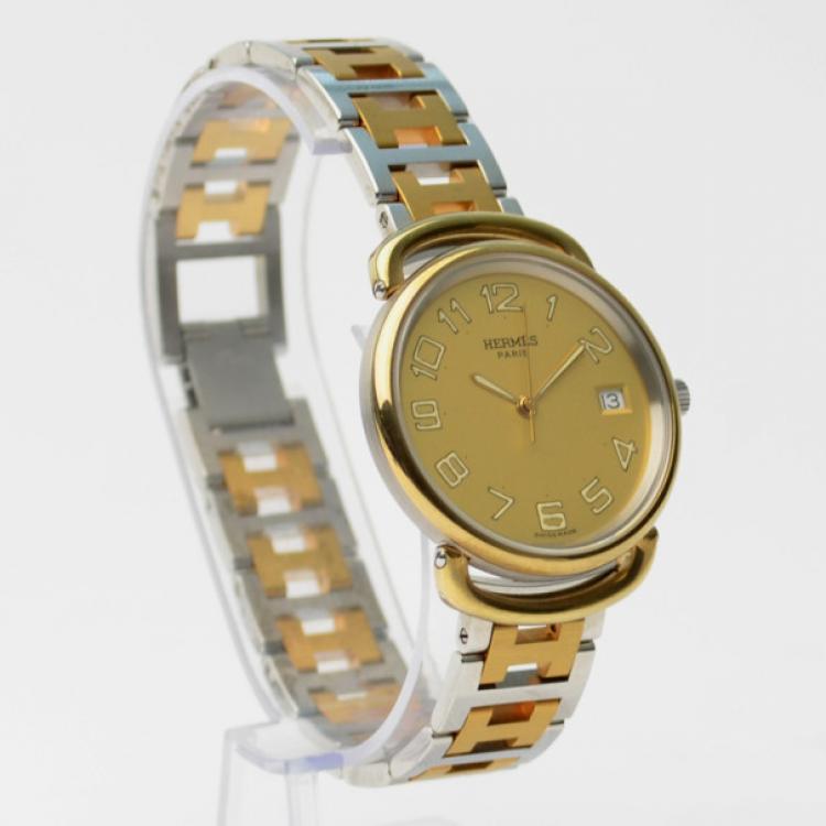 Pre Owned Hermes Arceau SS Unisex Wristwatch 