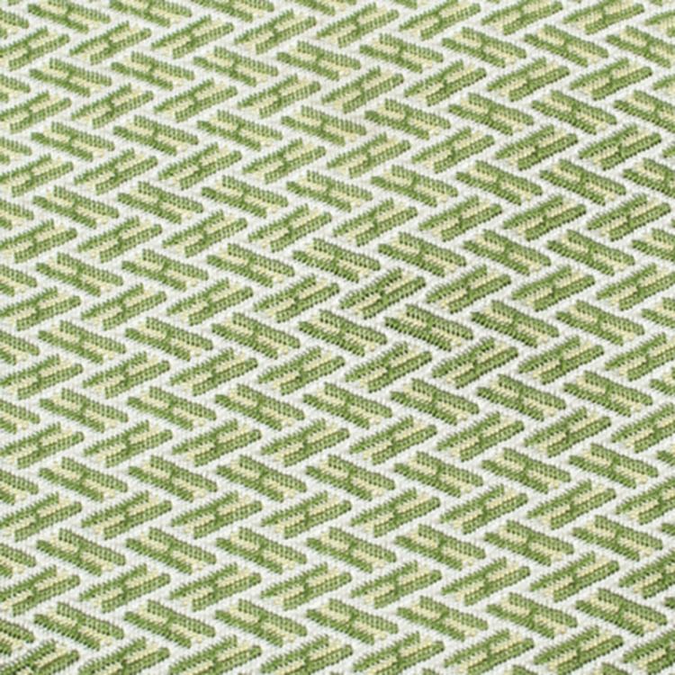 Pre Owned Hermes Green H Pattern Silk Jacquard Tie