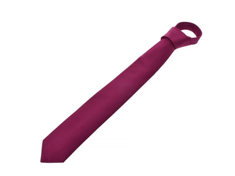 Pre Owned Hermes Purple Silk Tie