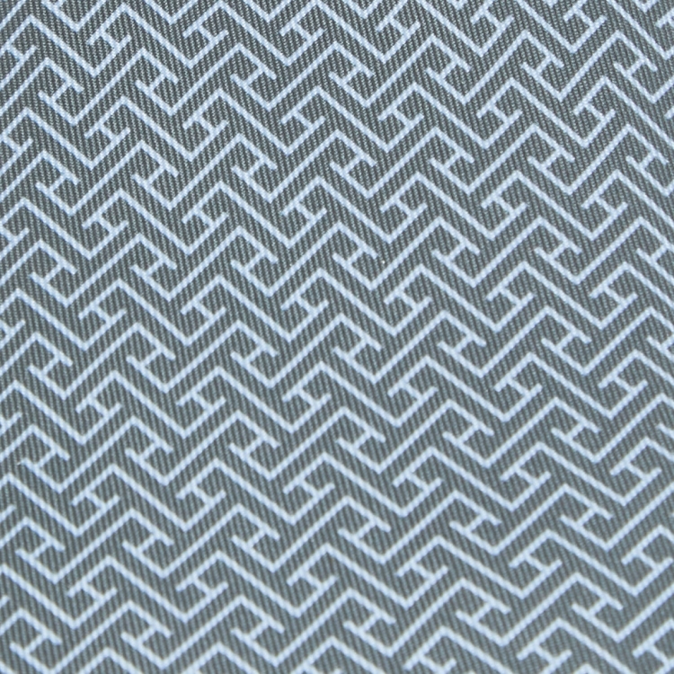 Pre Owned Hermès Blue H Printed Silk Tie