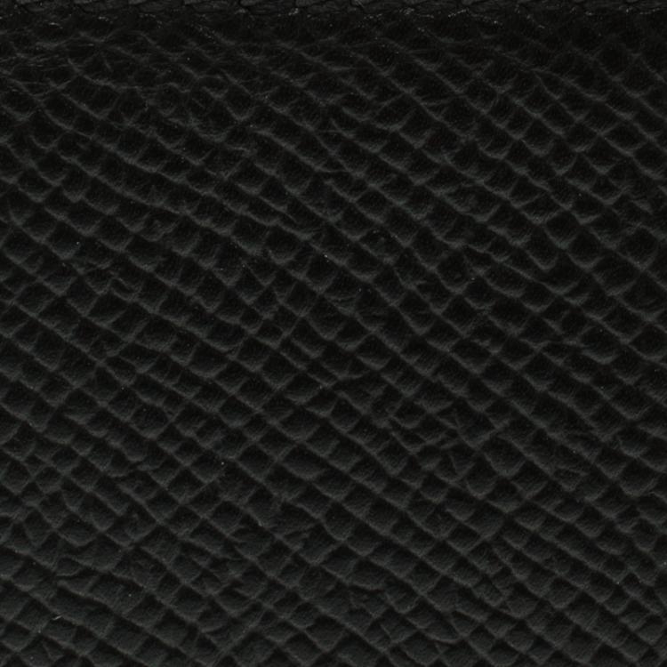 Pre Owned Hermes Black Leather Card Holder 