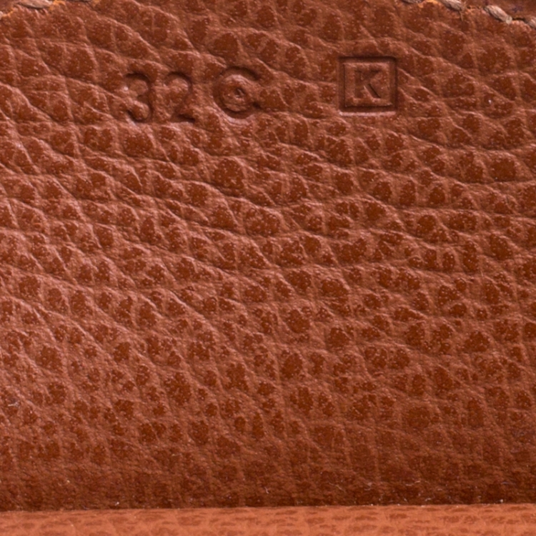 Pre Owned Hermes Brique Evergrain Leather Paris Bombay 50 Duffle Bag