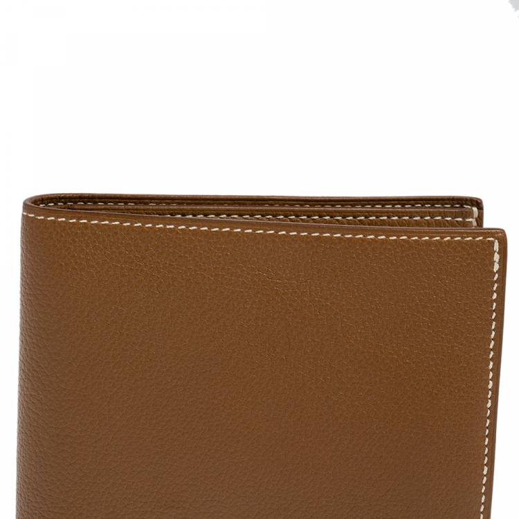Pre Owned Hermes Kraft Evercolor Leather MC² Copernic Wallet