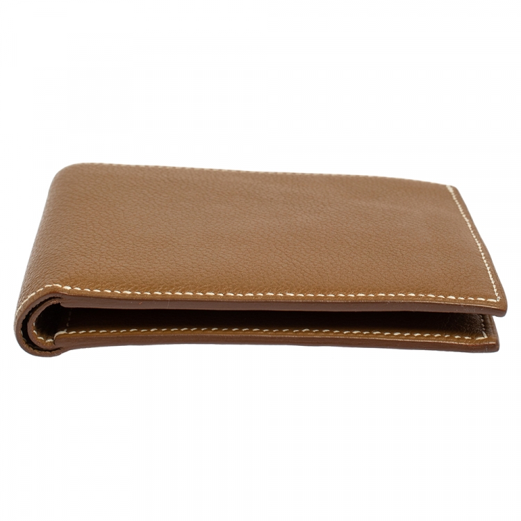 Pre Owned Hermes Kraft Evercolor Leather MC² Copernic Wallet