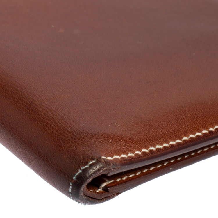 Pre Owned Hermes Fauve Barenia Leather MC² Copernic Wallet