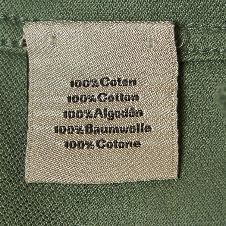 Pre Owned Hermes Green Cotton Pique Cotton Half Sleeve T-Shirt L