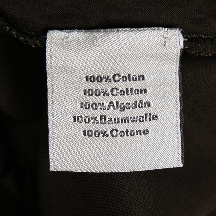 Pre Owned Hermès Brown Jersey Imprime Odyssee T-Shirt XL