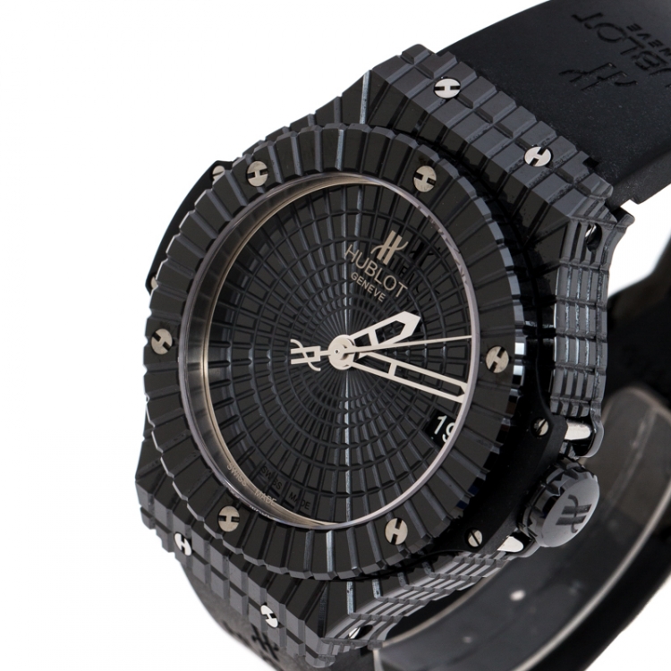 desillusion tæmme Forskellige Hublot Black Ceramic / Titanium Big Bang Caviar 346.CX.1800.RX Men's  Wristwatch 41MM Hublot | TLC