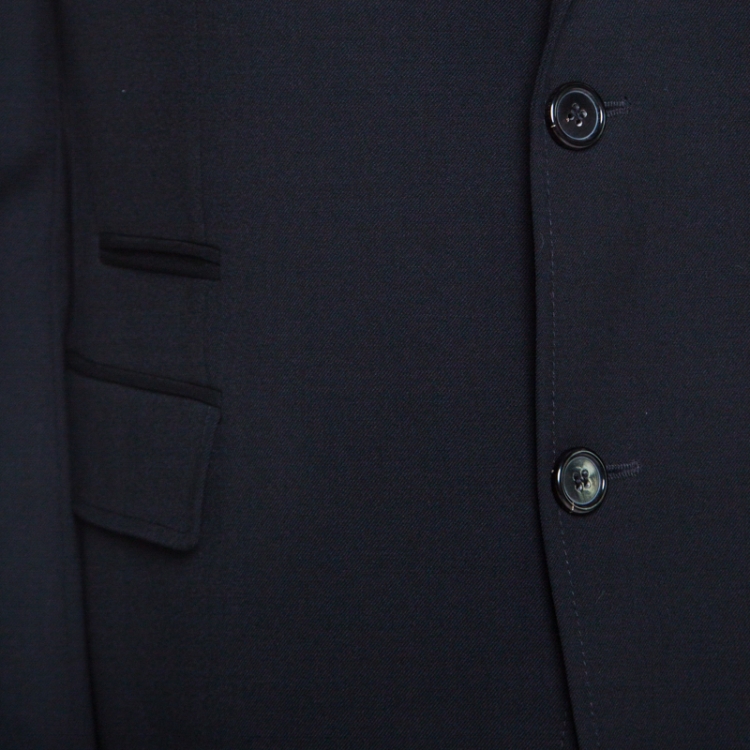 Pre Owned Hugo by Hugo Boss Black Wool Tailored Alkoso Blazer XL