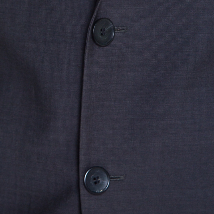 Pre Owned Hugo By Hugo Boss Grey Wool Slim Fit Alim/Himens Suit XL