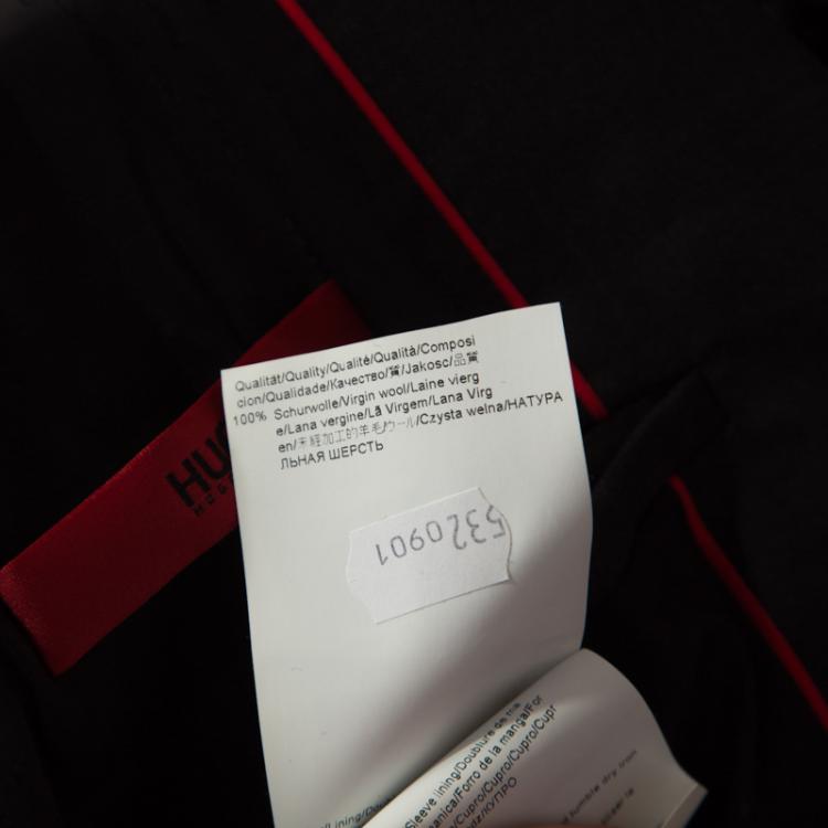Pre Owned Hugo by Hugo Boss Grey Wool Amaro/Heise Blazer M