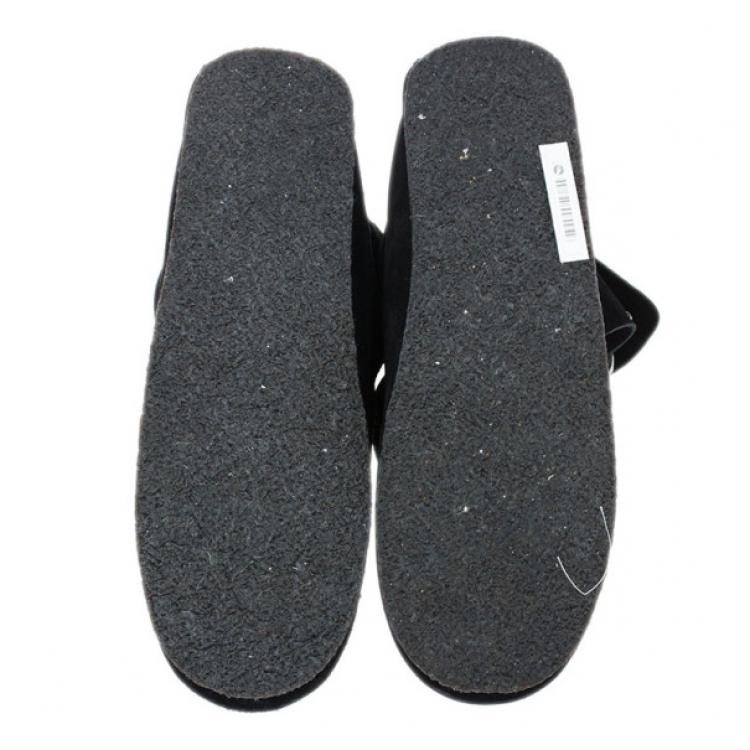 Pre Owned Isabel Marant Black Suede Morley Studded Boots Size 38