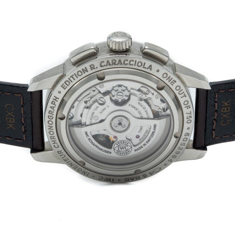 Pre Owned IWC Grey Slate Dial Ingenieur Special Edition To 750 Piece Steel Men'S Watch 42MM