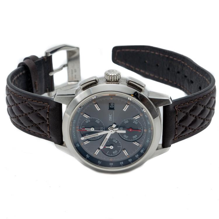 Pre Owned IWC Grey Slate Dial Ingenieur Special Edition To 750 Piece Steel Men'S Watch 42MM