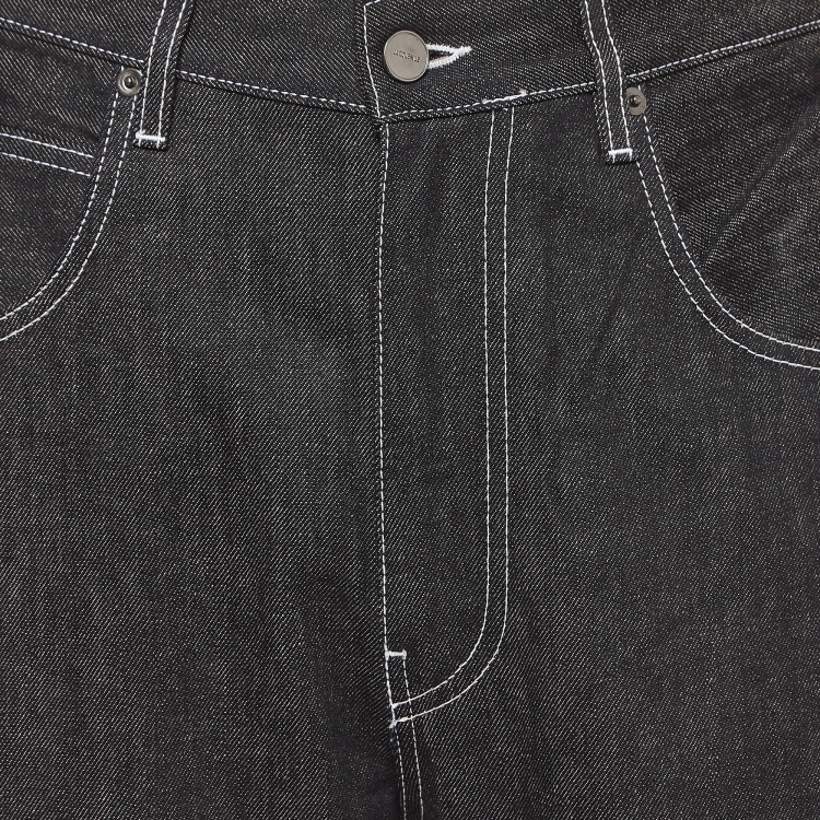 Pre Owned Jacquemus Black Denim Le de Nîmes Meunier Wide-Leg Jeans S Waist 29"