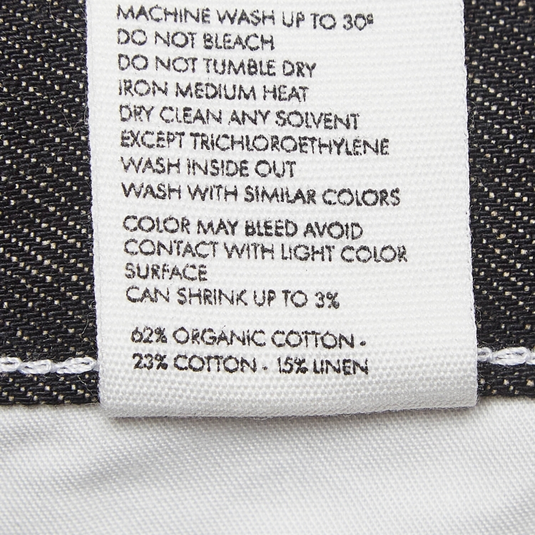 Pre Owned Jacquemus Black Denim Le de Nîmes Meunier Wide-Leg Jeans S Waist 29"