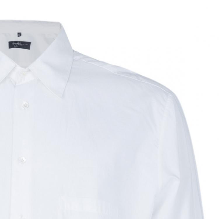 Pre Owned Jean Paul Gaultier Mens White Shirt XS