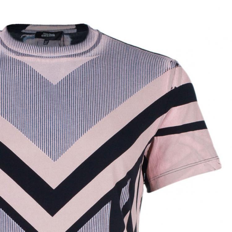 Pre Owned Jean Paul Gaultier Abstract Print Men’s T-Shirt S