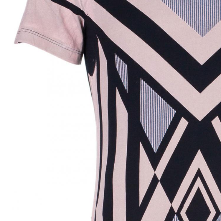 Pre Owned Jean Paul Gaultier Abstract Print Men’s T-Shirt S