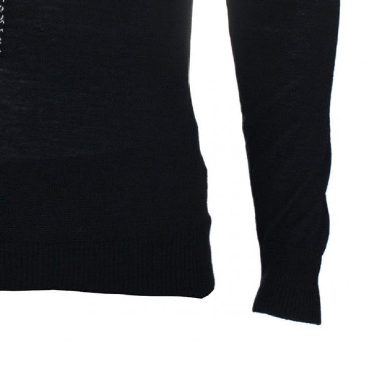 Pre Owned Jean Paul Gaultier Mens Knit Tie Sweater S