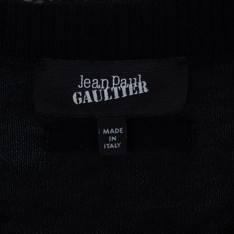 Pre Owned Jean Paul Gaultier Mens Knit Tie Sweater S