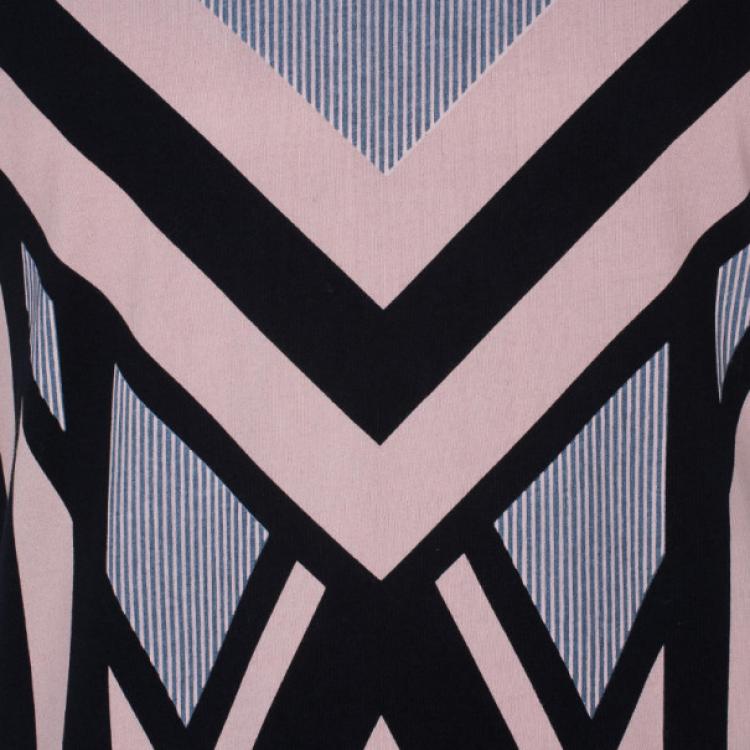 Pre Owned Jean Paul Gaultier Mens Abstract Print T-Shirt XL
