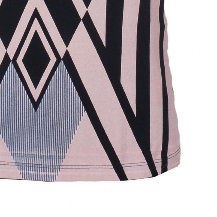 Pre Owned Jean Paul Gaultier Mens Abstract Print T-Shirt XL