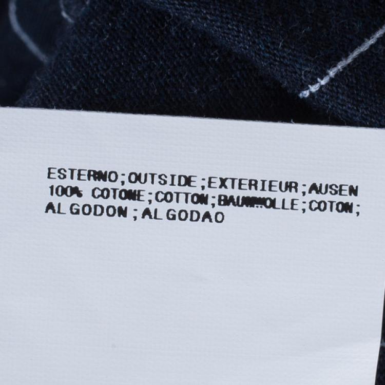 Pre Owned Jean Paul Gaultier Mens Pinstriped T-Shirt S