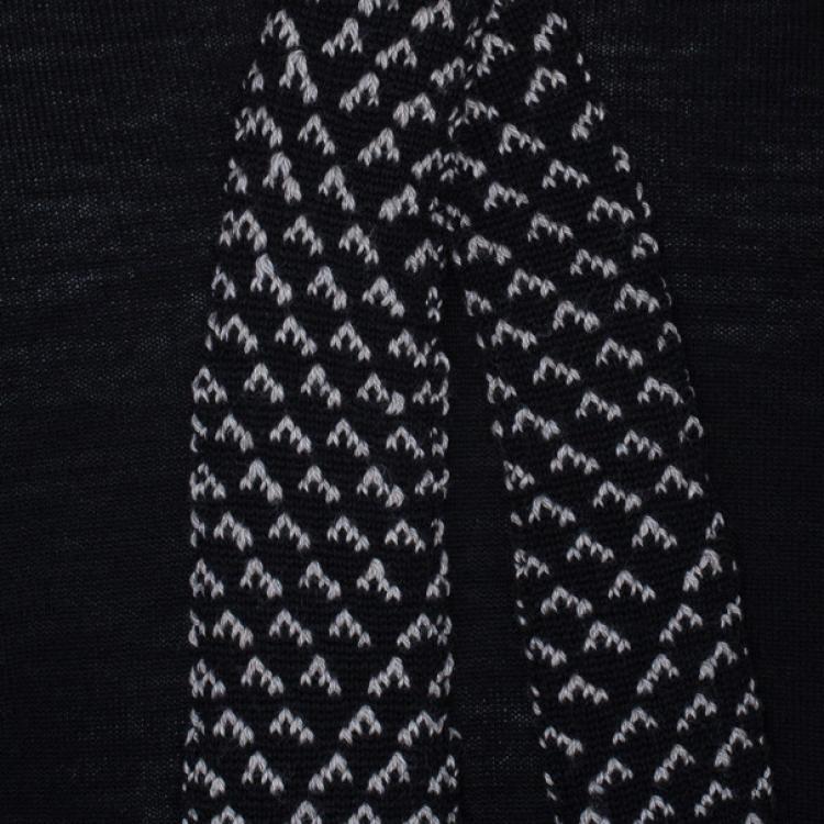 Pre Owned Jean Paul Gaultier Mens Knit Tie Sweater L