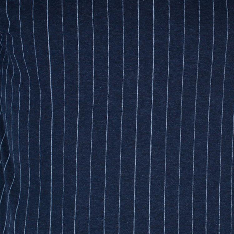Pre Owned Jean Paul Gaultier Mens Pinstriped T-Shirt L