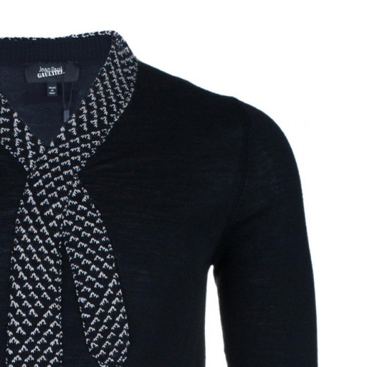 Pre Owned Jean Paul Gaultier Mens Knit Tie Sweater M