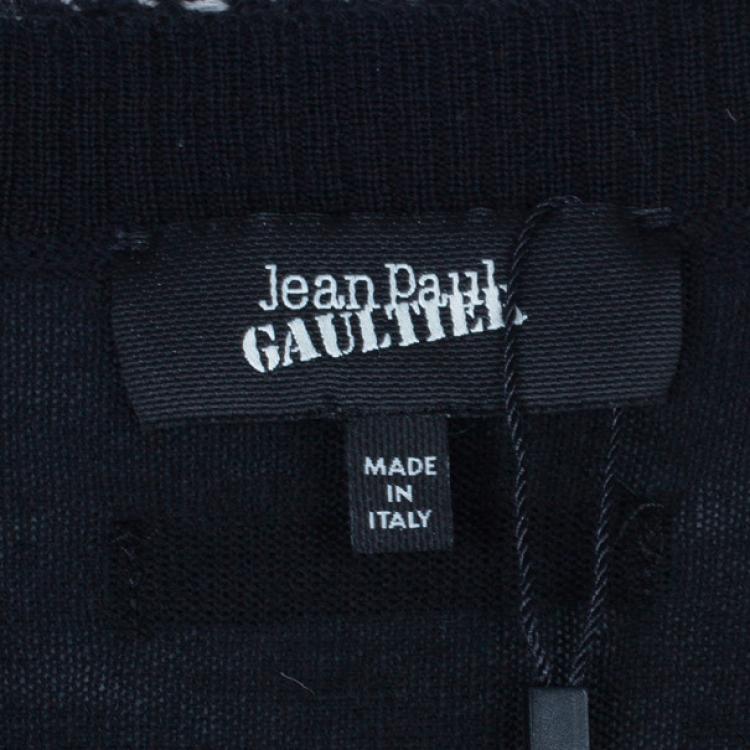 Pre Owned Jean Paul Gaultier Mens Knit Tie Sweater M