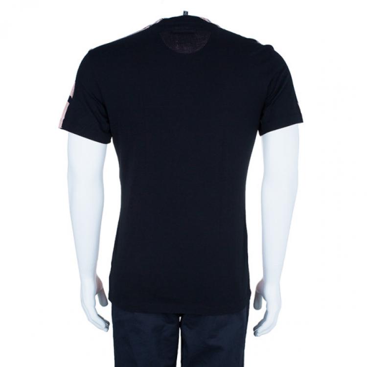 Pre Owned Jean Paul Gaultier Abstract Print Men's T-Shirt M