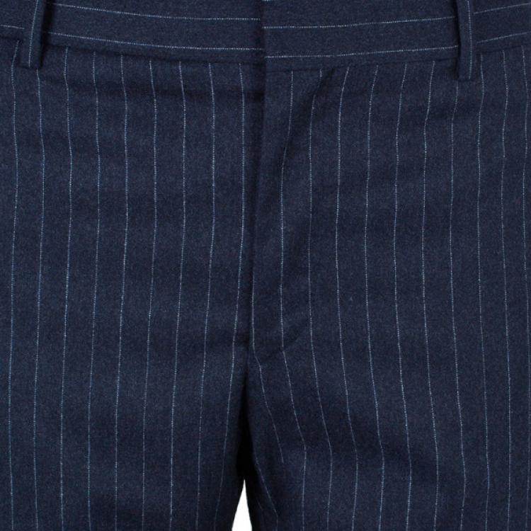 Pre Owned Jean Paul Gaultier Mens Pinstriped Trousers M