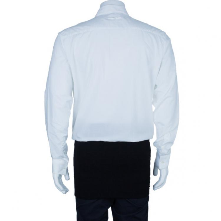 Pre Owned Jean Paul Gaultier White Men's Shirt L