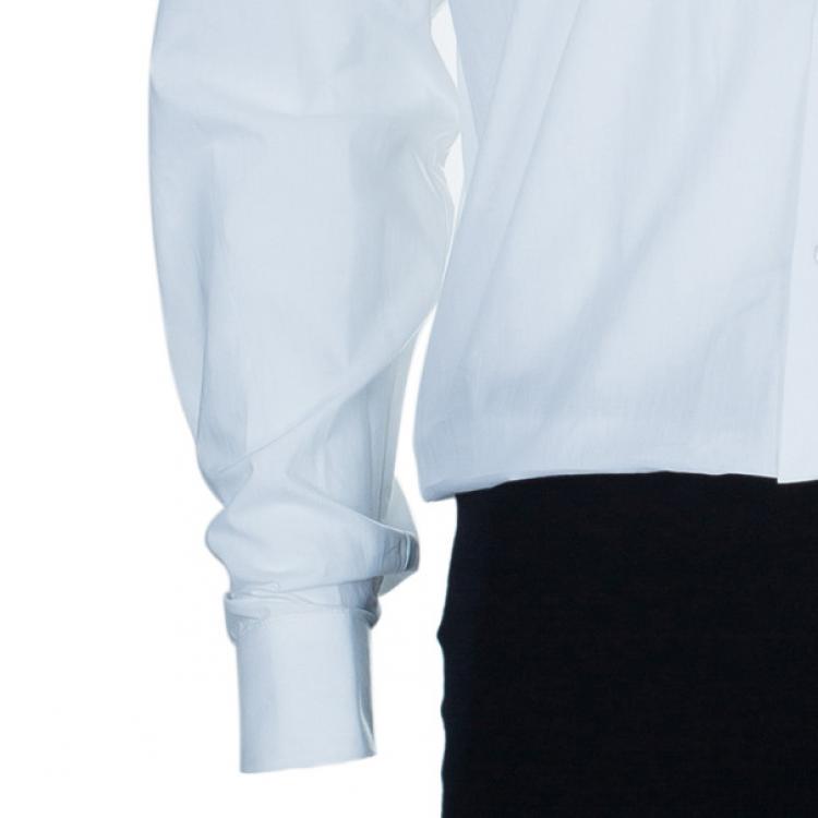 Pre Owned Jean Paul Gaultier White Men's Shirt L
