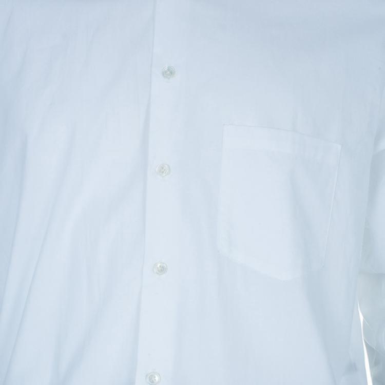 Pre Owned Jean Paul Gaultier White Men's Shirt L