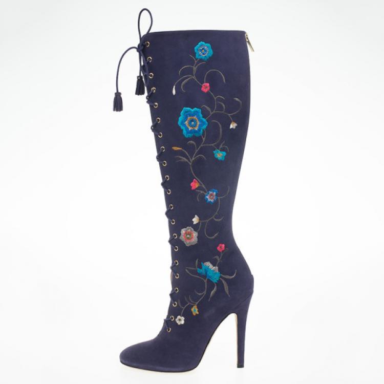 Jimmy choo floral discount boots