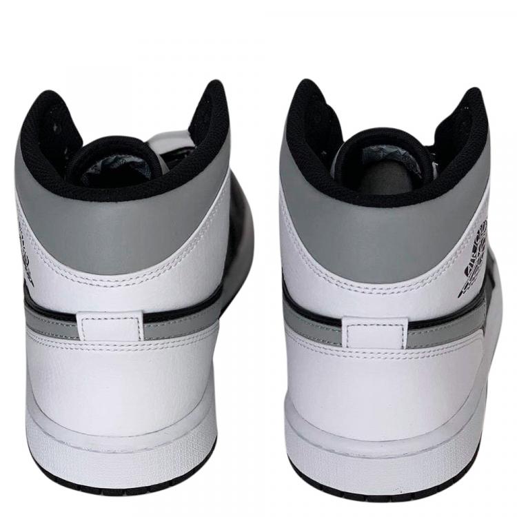 Pre Owned Nike Jordan 1 Mid White Shadow Size EU 43