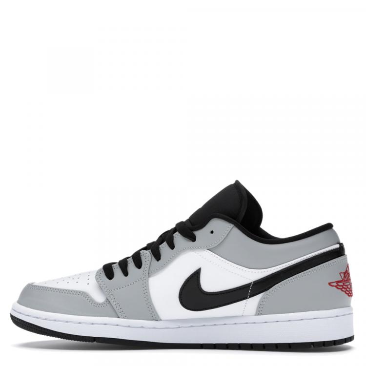 Pre Owned Nike Jordan 1 Low Light Smoke Grey Sneakers Size EU 41 (US 8)