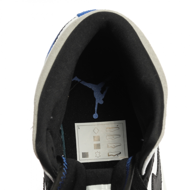 Pre Owned Air Jordan 1 Mid Nike Tri Color Leather and Suede Union LA Flip High Top Sneakers Size 42.5