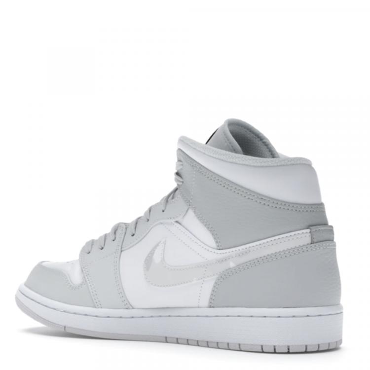 مملوكة مسبقًا Nike Jordan 1 Mid Grey Camo Sneakers US Size 9 EU Size 42.5